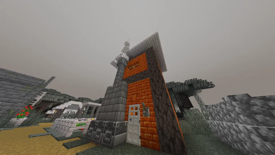 Oqarib ketgan bog'dagi qishloq — Minecraft xarita, rasm 5