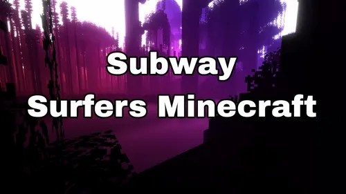 Minecraft'da Subway Surfers — Minecraft xarita, rasm 1