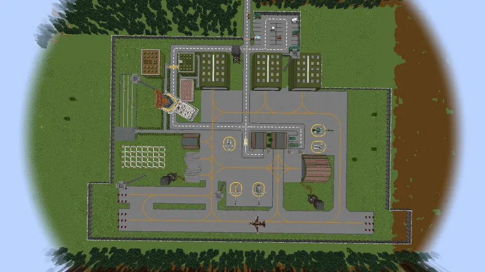 Minecraft harbiy bazasi — Minecraft xarita, rasm 2
