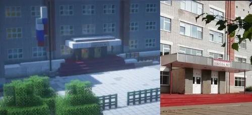 Kotlas shahri 7-sonli maktab — Minecraft xarita, rasm 1