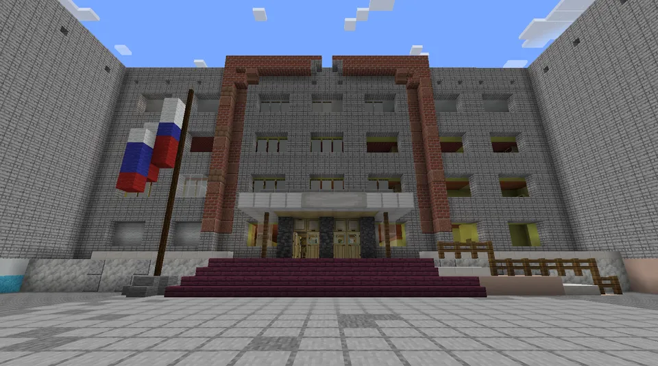Kotlas shahri 7-sonli maktab — Minecraft xarita, rasm 2