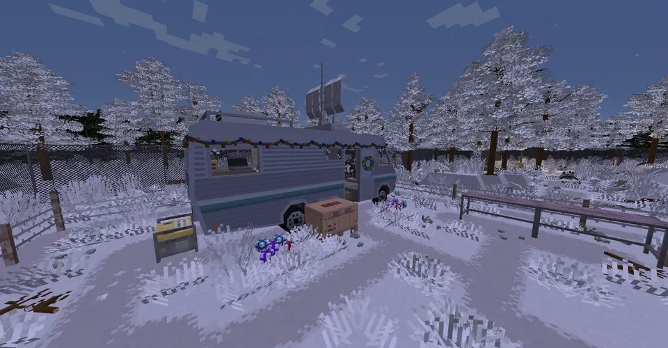 Debt Hunt: Winter version — Minecraft xarita, rasm 3