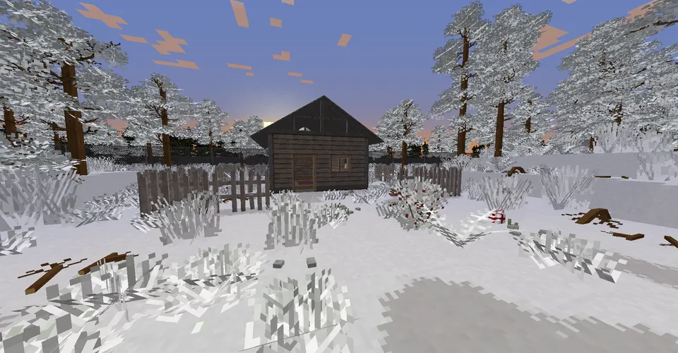 Debt Hunt: Winter version — Minecraft xarita, rasm 4