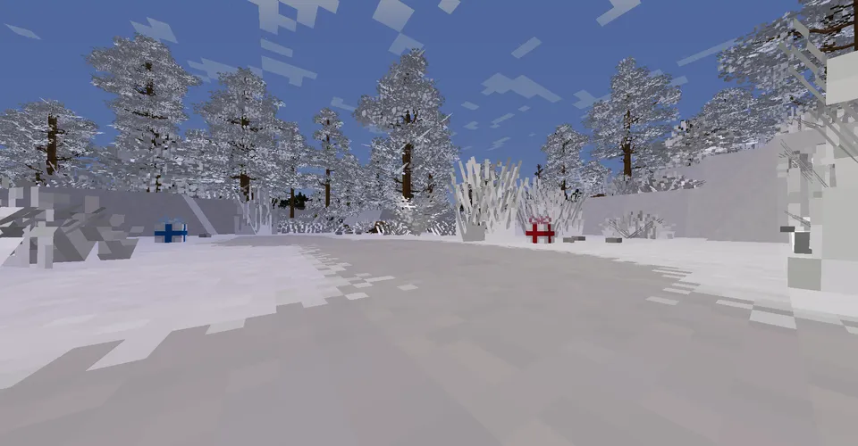 Debt Hunt: Winter version — Minecraft xarita, rasm 5