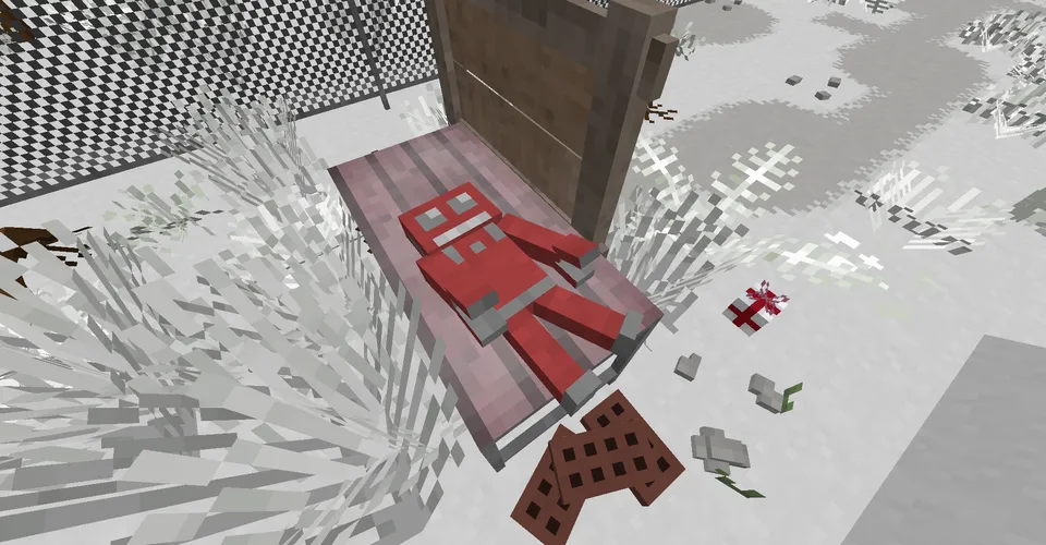 Debt Hunt: Winter version — Minecraft xarita, rasm 6
