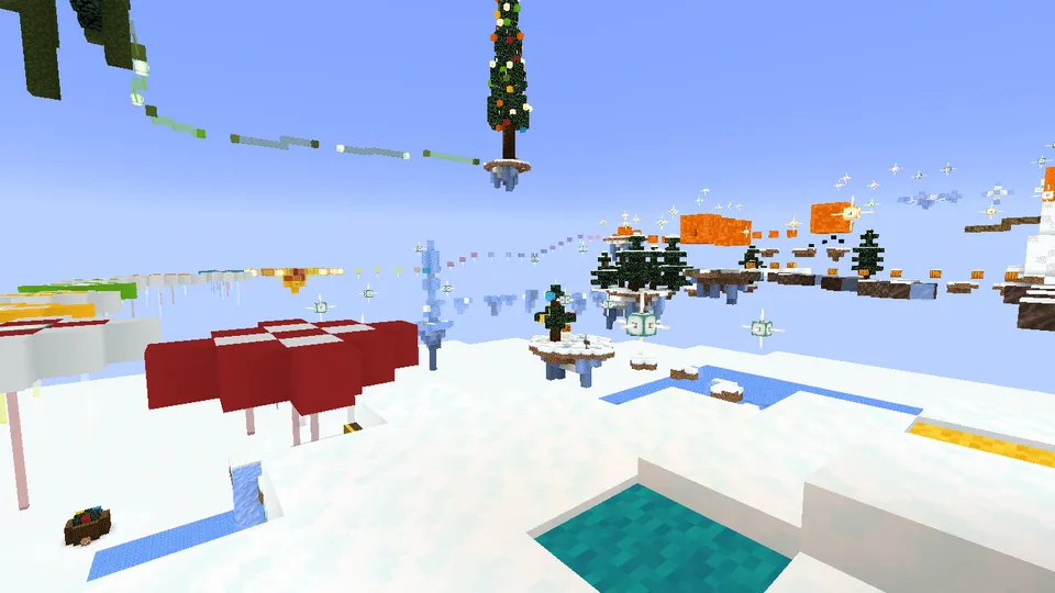 Frosty Parkour — Minecraft xarita, rasm 2