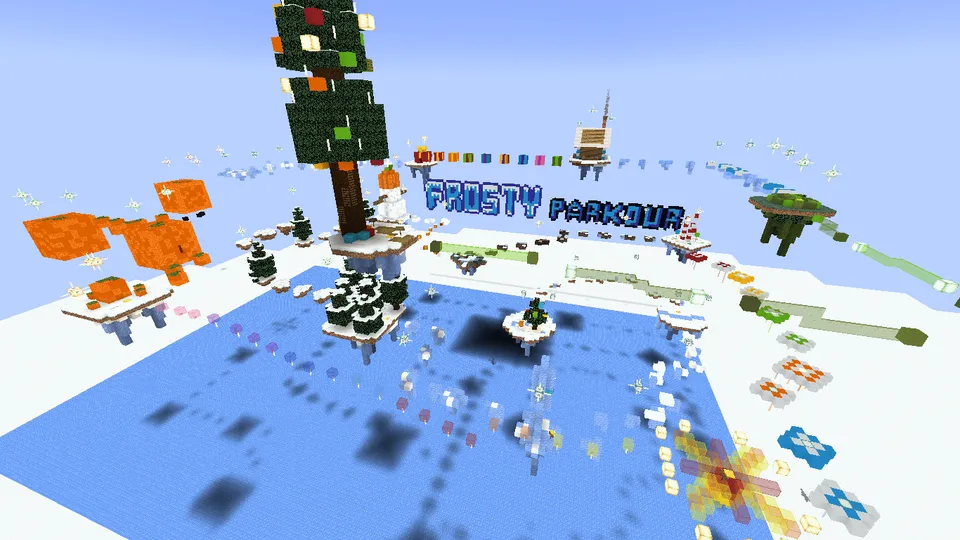 Frosty Parkour — Minecraft xarita, rasm 6