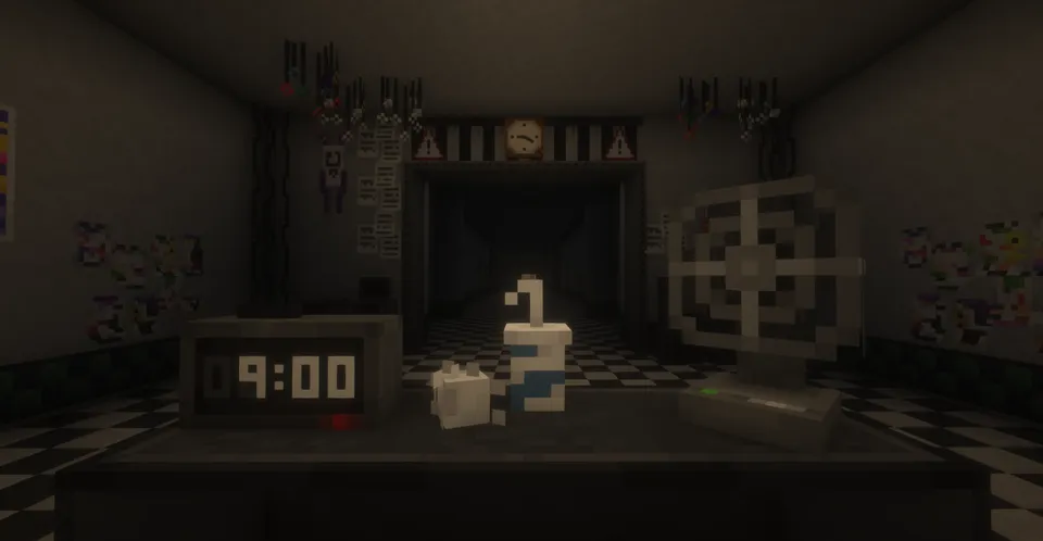 FNAF: Dahshatli pitseriya 2 — Minecraft xarita, rasm 2