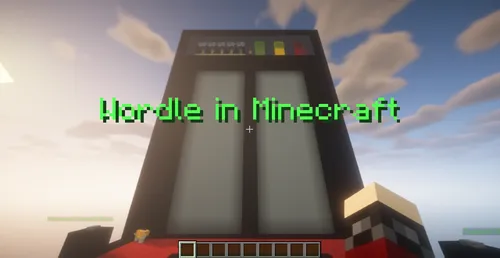 Wordle in Minecraft — Minecraft xarita, rasm 1