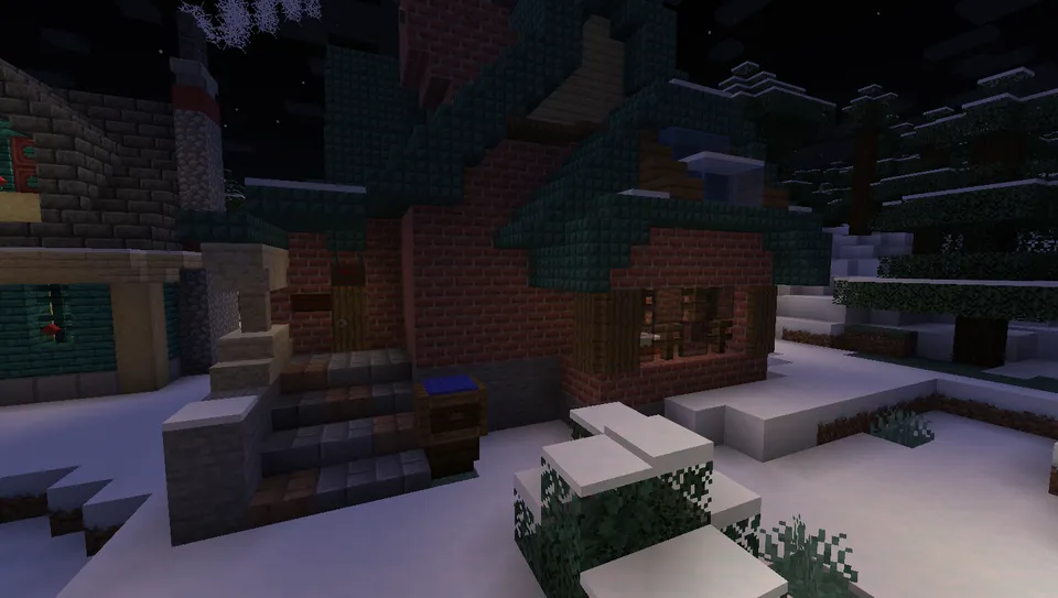 The Snowy Houses — Minecraft xarita, rasm 3