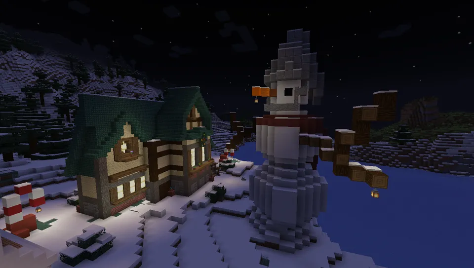 The Snowy Houses — Minecraft xarita, rasm 6