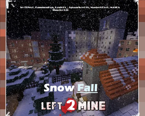 Snow Fall (Left 2 Mine) — Minecraft xarita, rasm 1