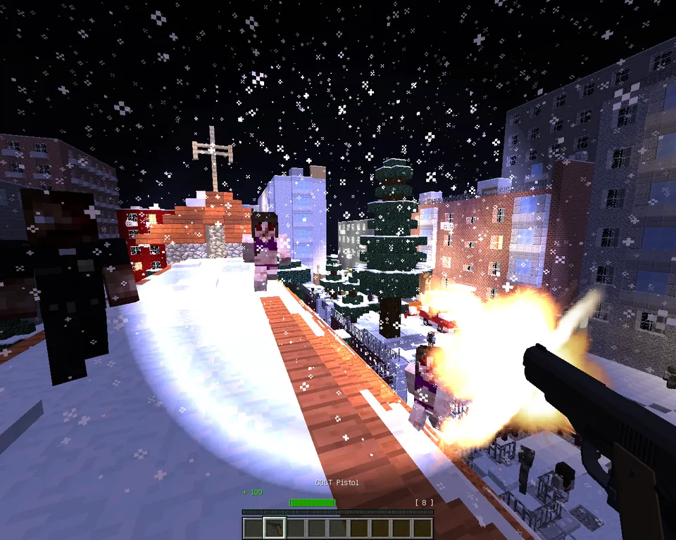 Snow Fall (Left 2 Mine) — Minecraft xarita, rasm 6