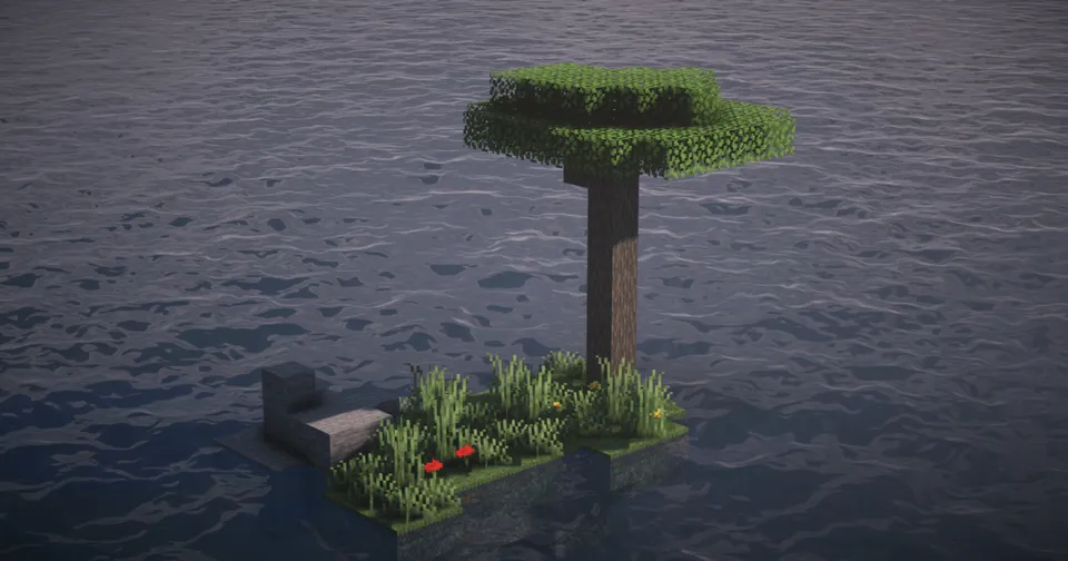Aqua Survival | Omon qolish xaritasi — Minecraft xarita, rasm 2