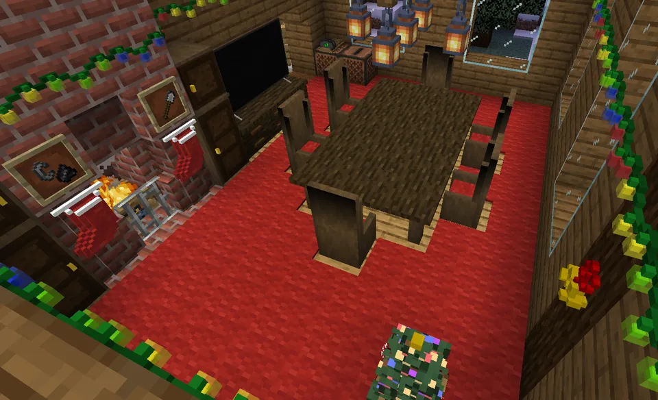 Yangi yil uyi — Minecraft xarita, rasm 5