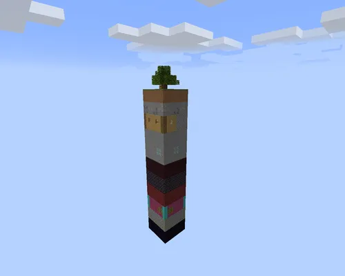 Not an ordinary Skyblock — Minecraft xarita, rasm 1