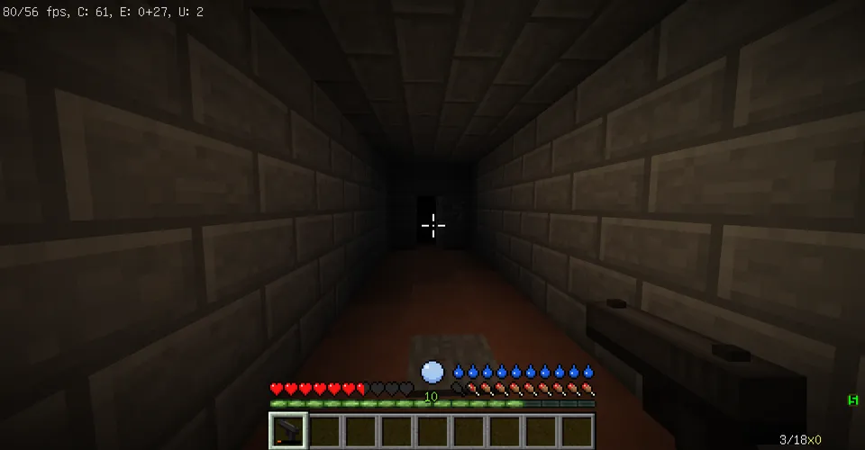 Bunker ichidagi labirint — Minecraft xarita, rasm 4