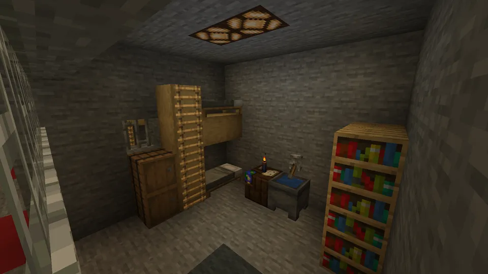 Tog'lardagi qamoqxona — Minecraft xarita, rasm 7