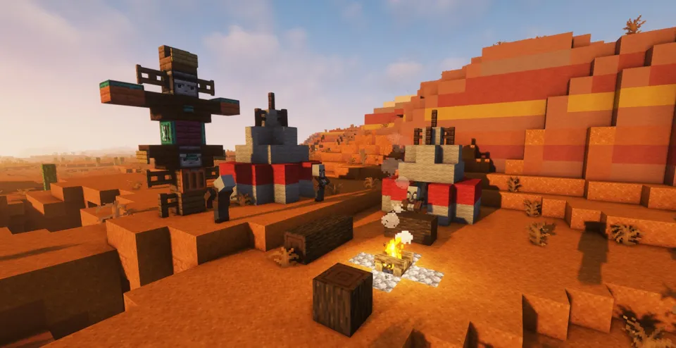 Yovvoyi g'arb shahri — Minecraft xarita, rasm 7