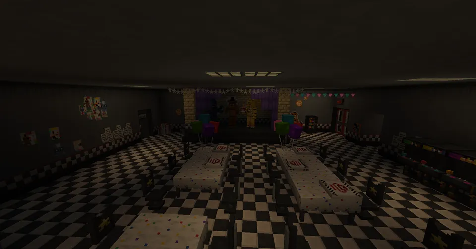 FNAF: Dahshatlar pitseriyasi — Minecraft xarita, rasm 7