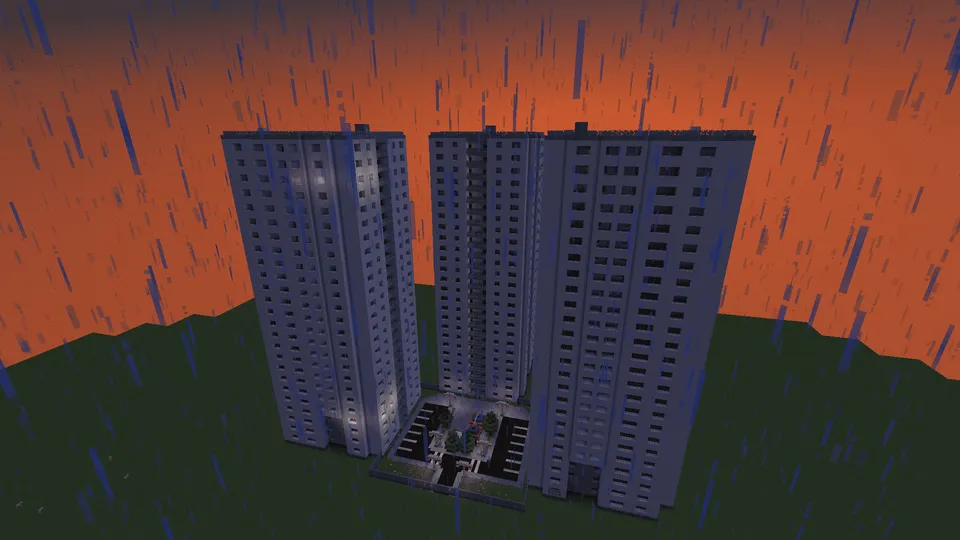 I-155NB bilan hovli — Minecraft xarita, rasm 3