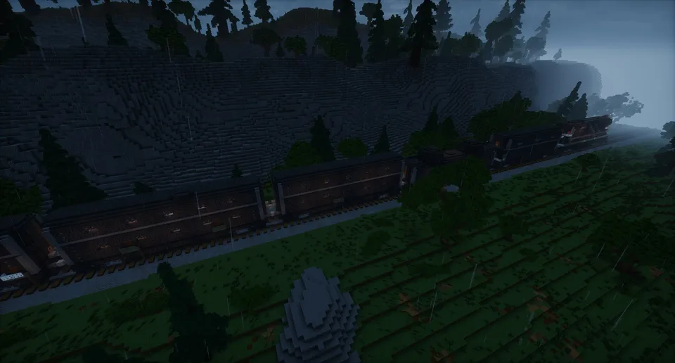 Zirhli poyezd "Darkness" — Minecraft xarita, rasm 3