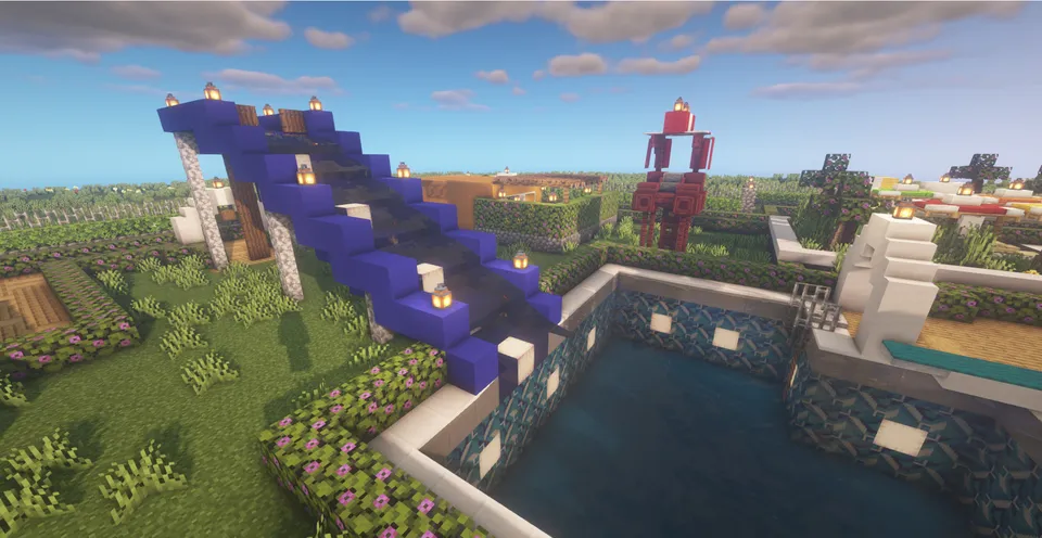 Aquapark "OWater" — Minecraft xarita, rasm 2