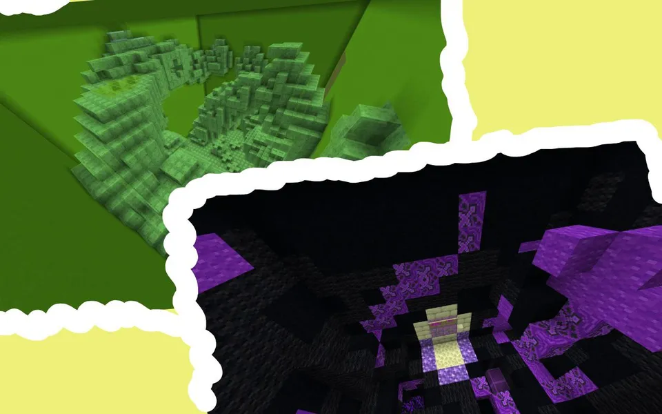 Moblar orasida yashirinish — Minecraft xarita, rasm 4