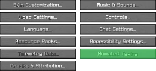 Animated Typing — Minecraft mod, rasm 2