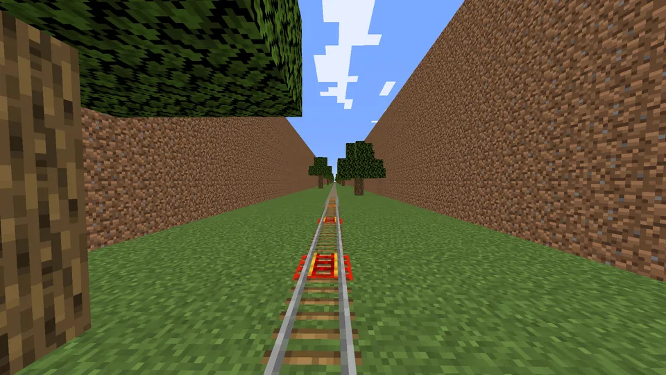 The long ride on the rails — Minecraft xarita, rasm 3