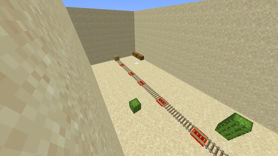 The long ride on the rails — Minecraft xarita, rasm 6