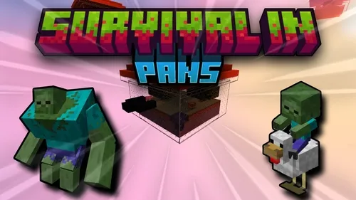 Survival in Pans — Minecraft xarita, rasm 1