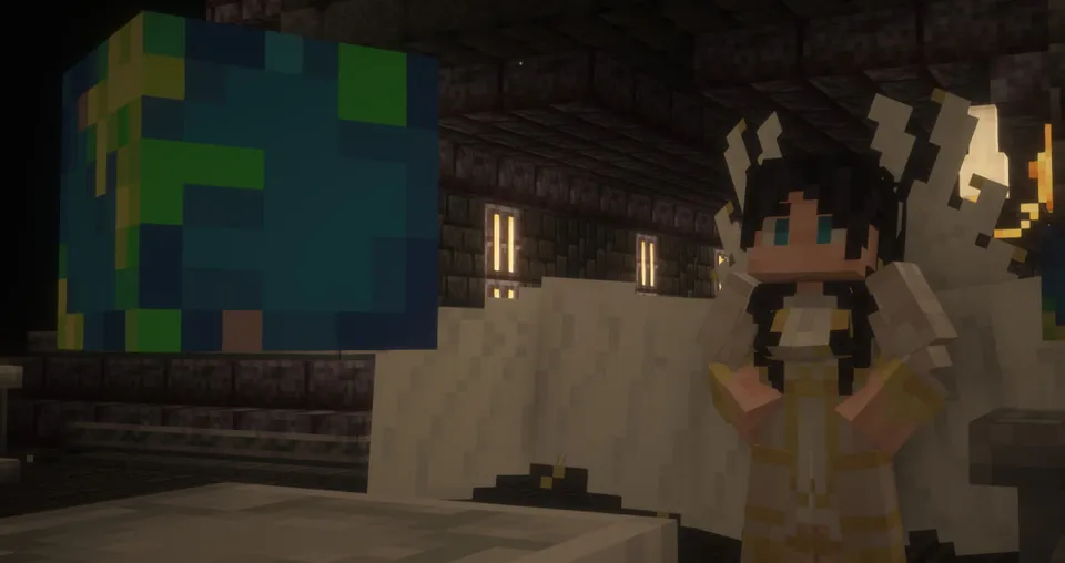 Koinot azarti: demo (1-bob) — Minecraft xarita, rasm 3