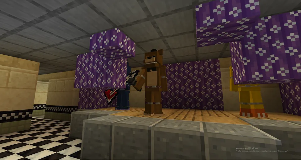 Animatroniklar bilan tun — Minecraft xarita, rasm 2