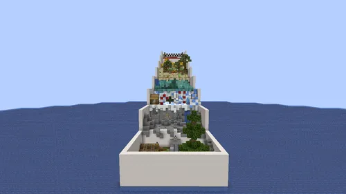 Parkour on stairs — Minecraft xarita, rasm 1