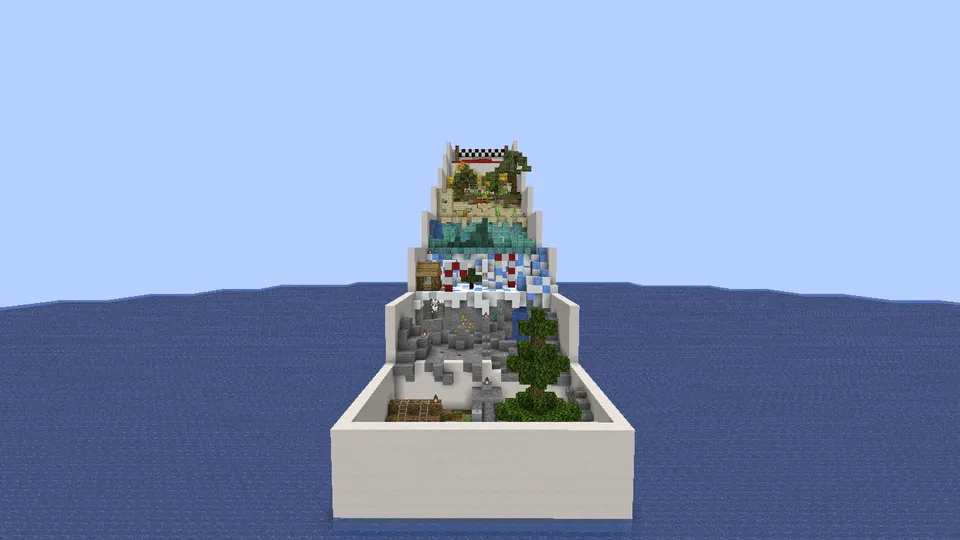 Parkour on stairs — Minecraft xarita, rasm 4