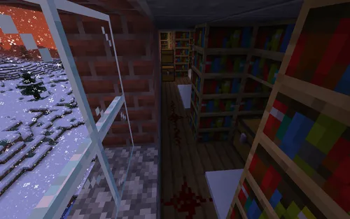 Tashlandiq kutubxona — Minecraft xarita, rasm 1