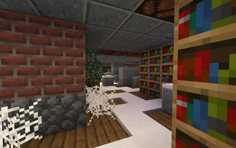 Tashlandiq kutubxona — Minecraft xarita, rasm 5