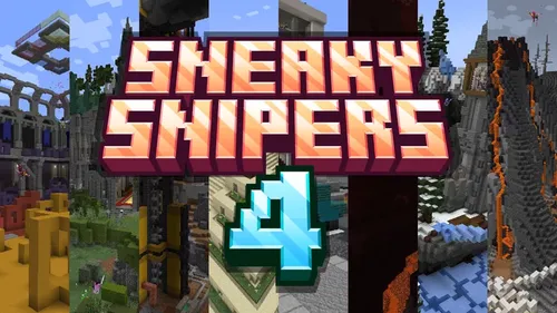 Sneaky Snipers 4 — Minecraft xarita, rasm 1