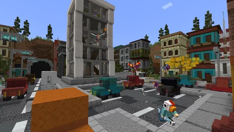 Sneaky Snipers 4 — Minecraft xarita, rasm 8