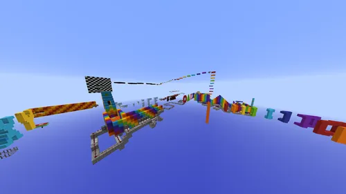 20 ta qiyin parkur bosqichi — Minecraft xarita, rasm 1