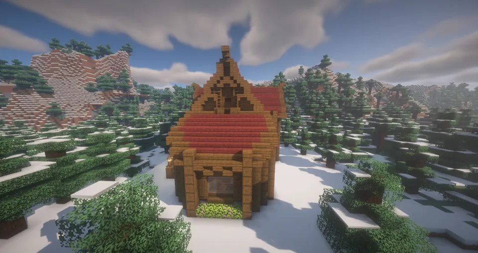 Log House — Minecraft xarita, rasm 3