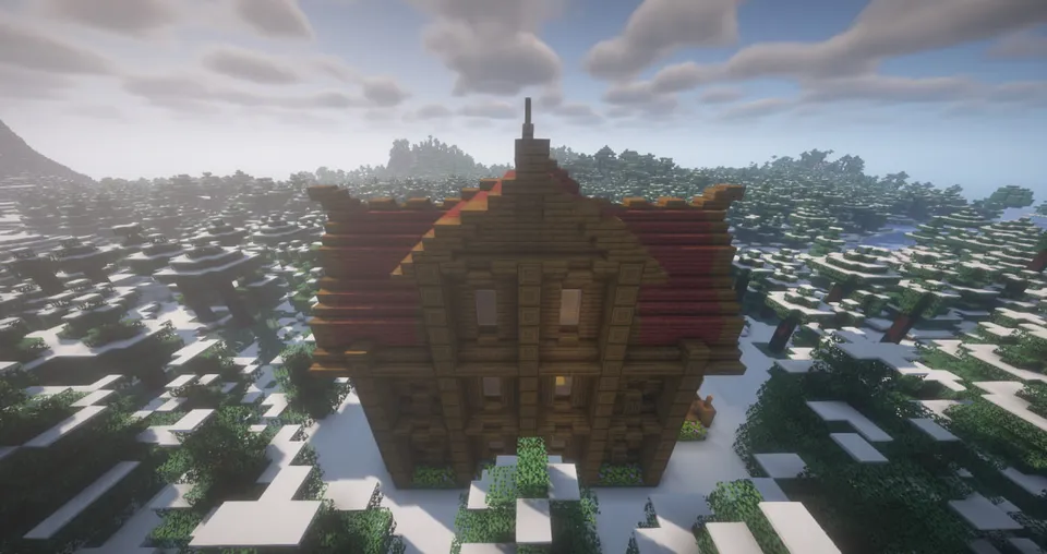Log House — Minecraft xarita, rasm 4