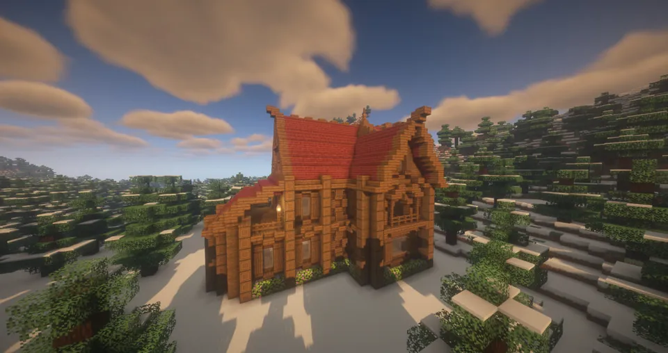 Log House — Minecraft xarita, rasm 5