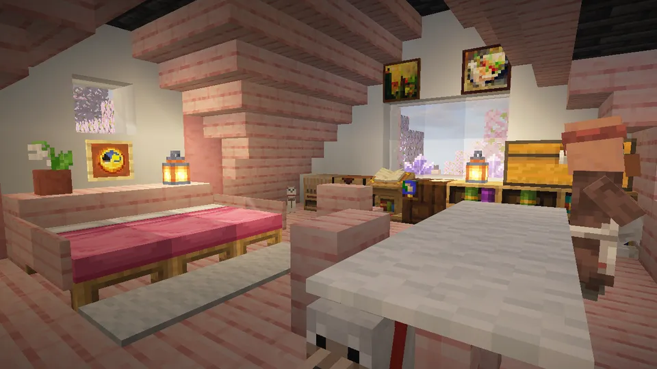 Cherry Village — Minecraft xarita, rasm 2