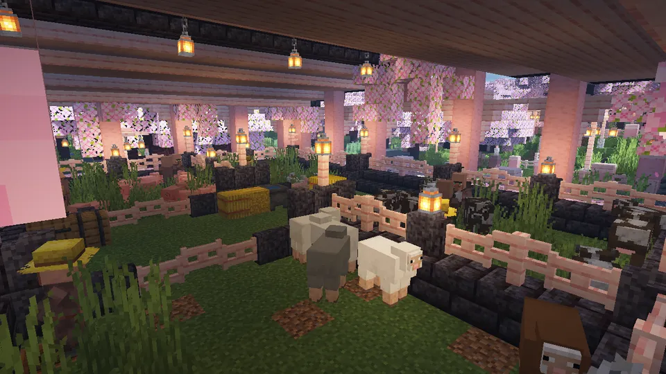 Cherry Village — Minecraft xarita, rasm 7