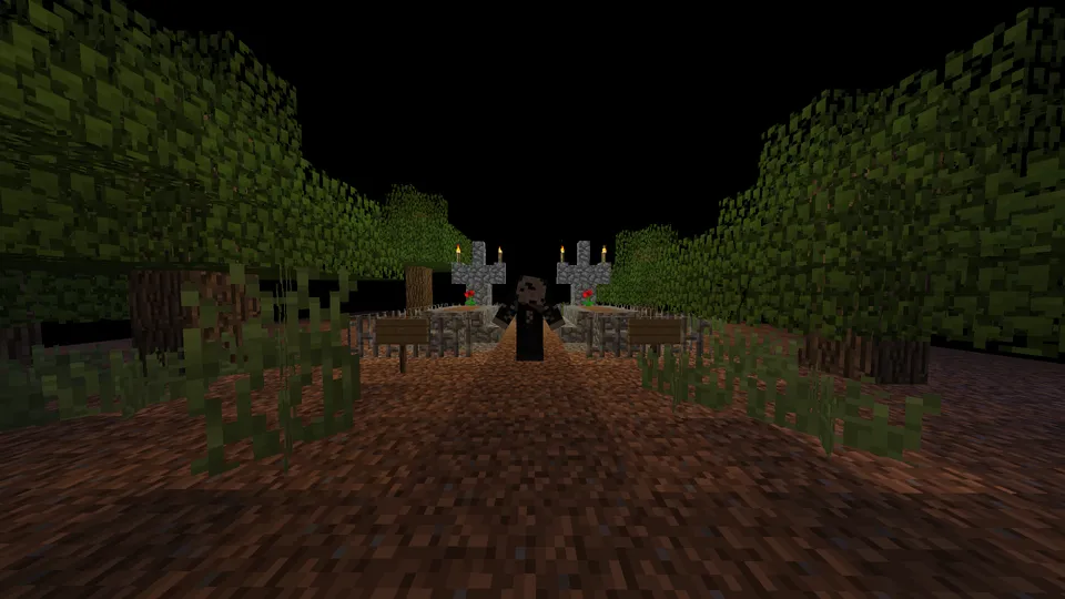 Zulmat la'nati | Lyalya qizaloq soyasi — Minecraft xarita, rasm 2
