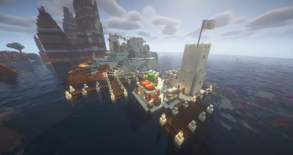Sunny Bay — Minecraft xarita, rasm 2