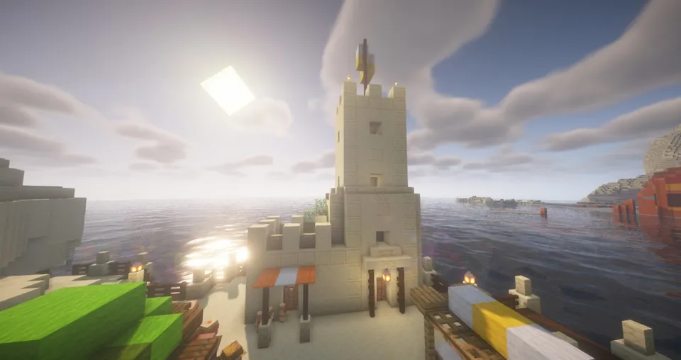 Sunny Bay — Minecraft xarita, rasm 4