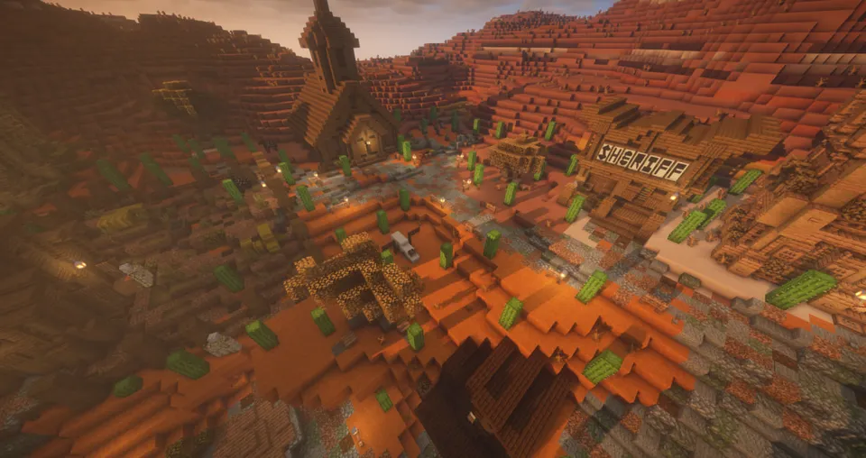 Dusty Valley — Minecraft xarita, rasm 2
